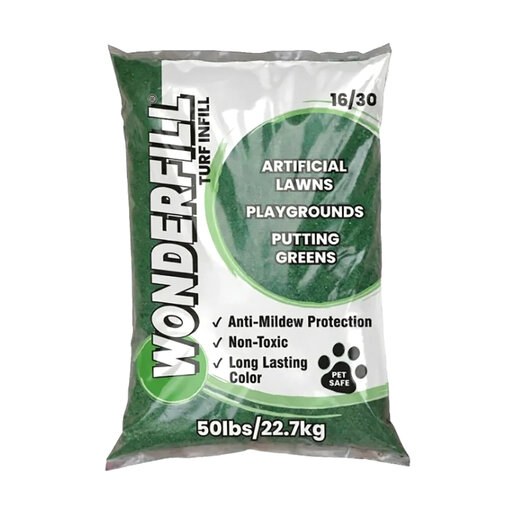 Wonderfill Landscape Application Green/Black Infill Sand #16-30 50 lb. Bag