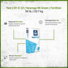 YARA 22-0-12 Yararega NK Green Homogenous AmNitrate MOP Spreadable Sprayable 50 lb.