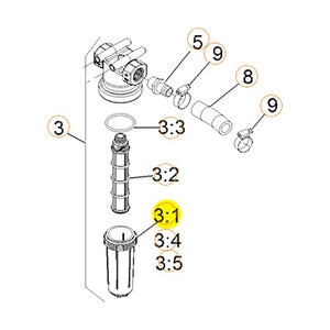 Exmark Z-Spray Filter Cup