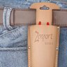 Zenport HJ261 Leather Pruner Sheath w/ Belt Loop & Metal Clip