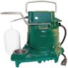 Zoeller M53 Submersible Sump Pump 43 Gpm 3/10 HP 115V Manual w/ 9 ft. Cord Cast Iron