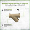 Wilkins Wye Strainer Lead Free 1 in.