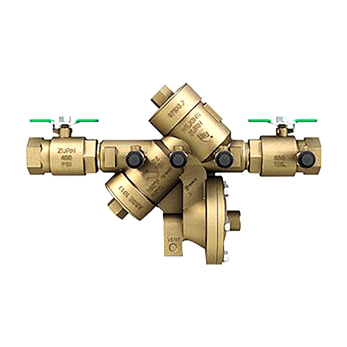 Wilkins 975xl backflow preventer 1 1 2 in w fast test cock option