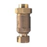 Wilkins 700XL Dual Check Valve Lead Free Bronze 1 in. Union FNPT x FNPT
