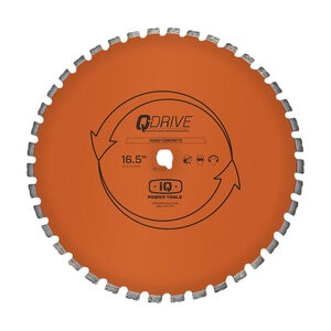 iQ Q-Drive 16.5 in. Arrayed Segmented Hard Concrete Silent Core Blade