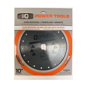 IQ POWER TOOLS 10 in. Q-Drive Hard Material Blade for use with the iQTS244
