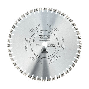 IQ Tools 16-1/2 in. Q-Drive Extreme Hard Materials Blade (Silent Core)