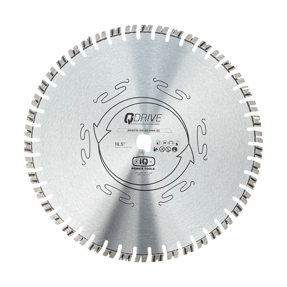 IQ Tools 16-1/2 in. Q-Drive Extreme Hard Materials Blade (Silent Core ...
