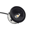 In-Lite Luna Black Ring 2 3/8 in. Recessed Light 12V