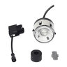 in-lite Big Flux Outdoor Ground Spotlight 12V Black Finish 3W Warm White