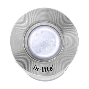 HYVE 22 COOL Stainless Steel Recessed Light 22mm 12V 4000K 0.2W w/RING 28 SS (10702392)