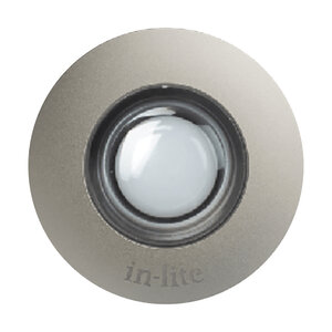 FUSION 22 Pearl Grey Recessed Light 22 mm 12V Warm White 2750K 0.2W 1 Lumen Includes RING 28 PG (10702391)