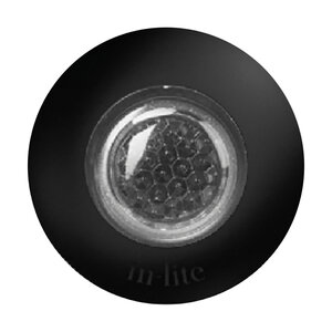 HYVE 22 COOL Black Recessed Light 22mm 12V 4000K 0.2W w/RING 28 BL (10702390)