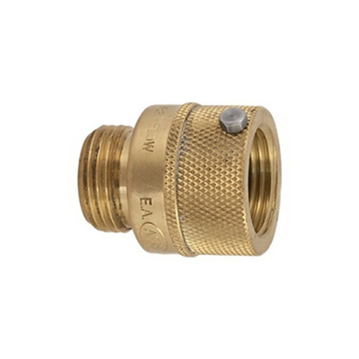 Aqualine Hose End Vacuum Breaker Brass 3/4 in. FHT x MH SiteOne
