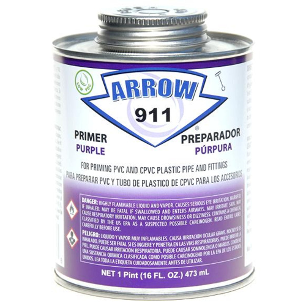 Arrow Purple PVC Primer 32 oz. SiteOne