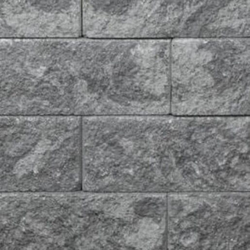 Belgard Diamond 9D Wall Block Straight Face Graphite (4 SiteOne
