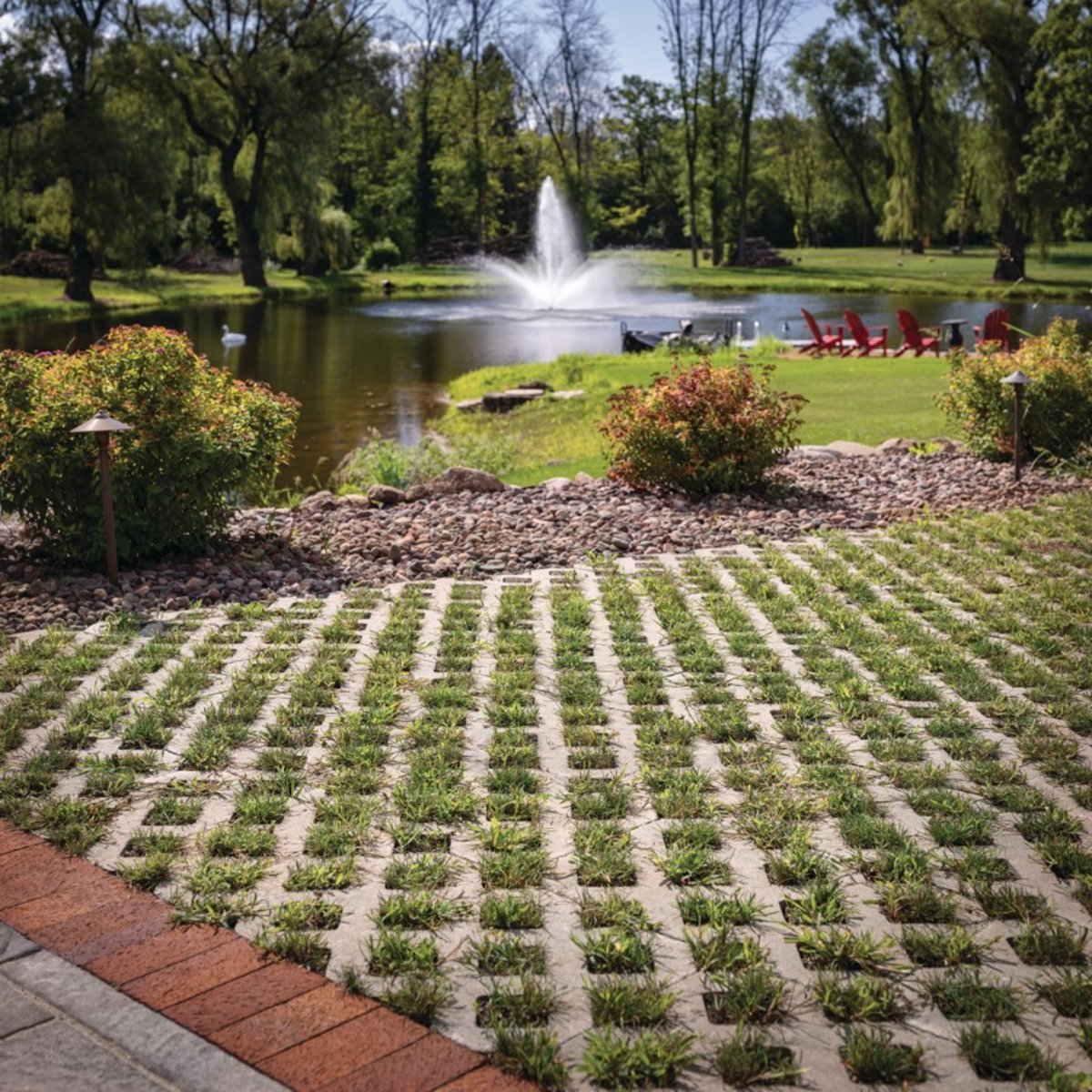 Belgard Turfstone Permeable Paver Gray 16 in. x 24 in. SiteOne