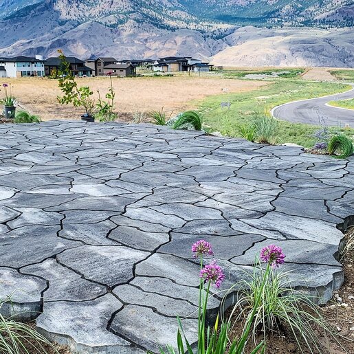 Belgard Flagstone Fire Pit Kit Brittany Beige SiteOne