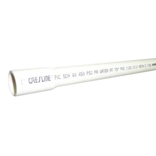 PVC Pipe 2 1/2 in. x 20 ft. Schedule 40 Bell End (Price SiteOne