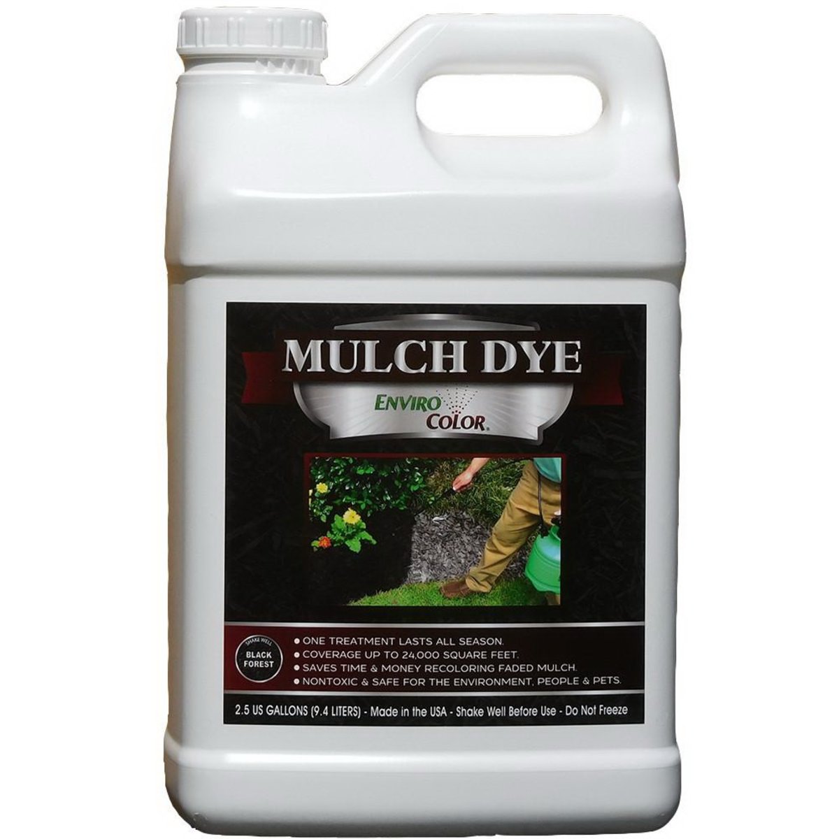 EnviroColor 4Ever Mulch Colorant Black 2.5 gal. SiteOne
