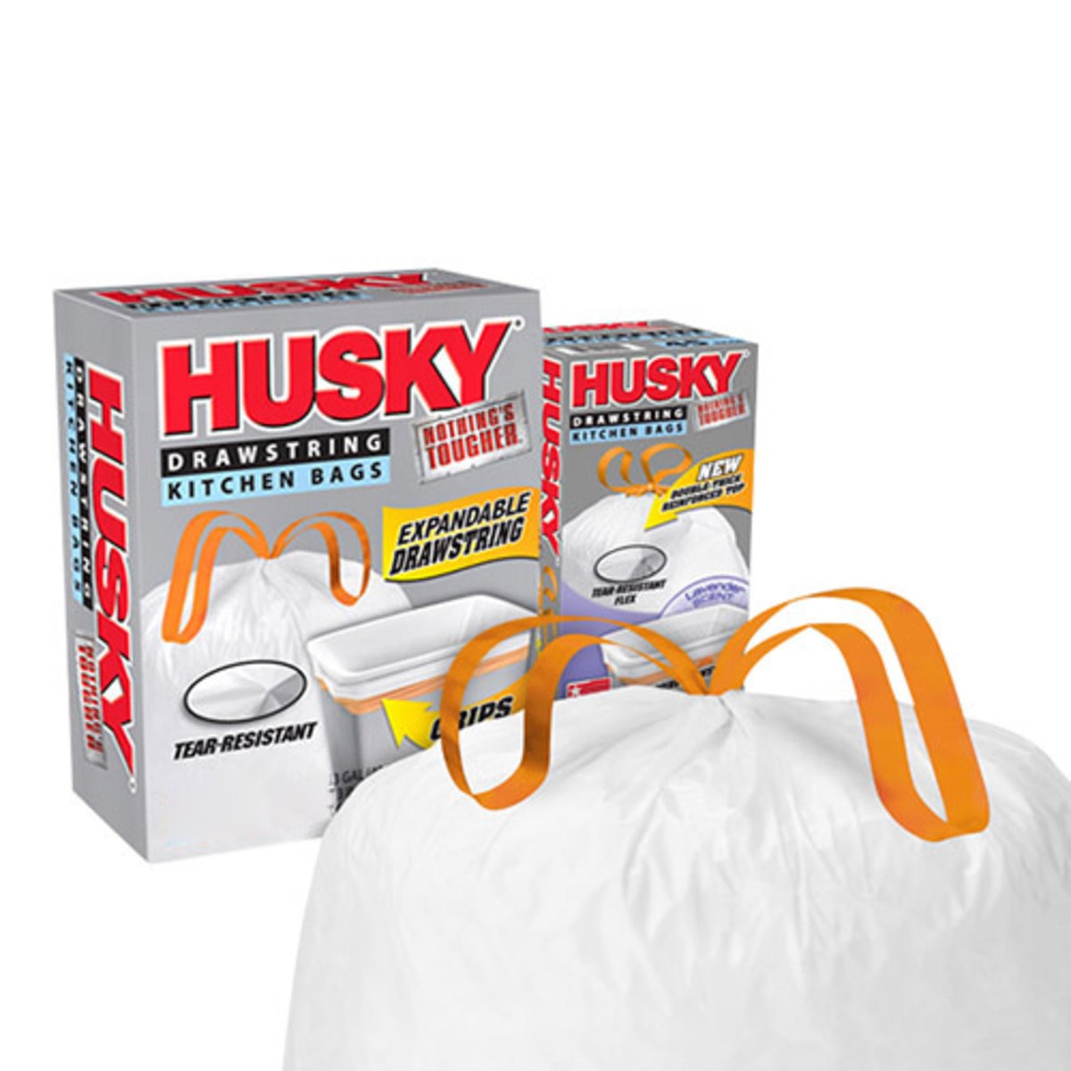 Husky Trash Bag Box Drawstring 39 gal. 1 mil 70 ct. SiteOne