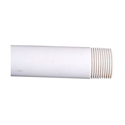 PVC Threaded Pipe Sch 80 White M x M 11/4 in. SiteOne
