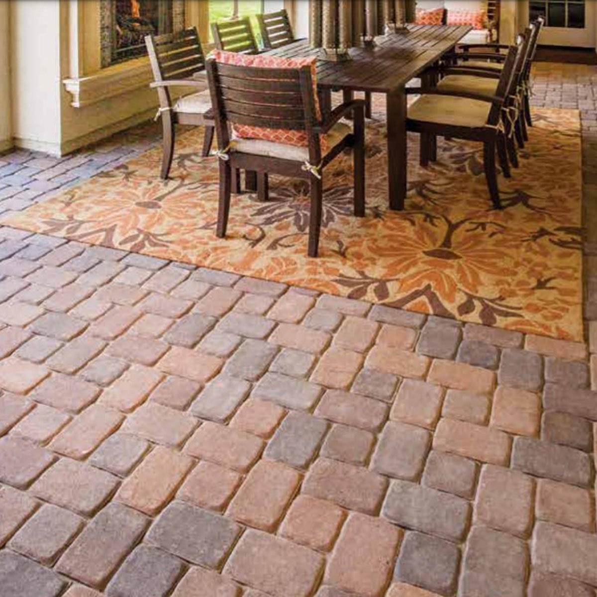 Keystone Plaza Stone Paver Giant Rectangle Winter Blend SiteOne