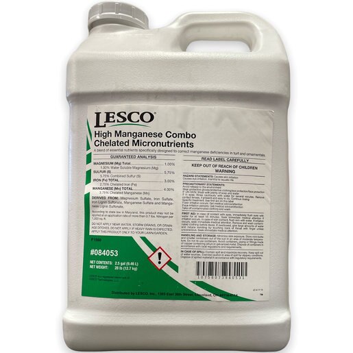 LESCO Liquid Fertilizer 2.5 gal. High Manganese Combo w SiteOne