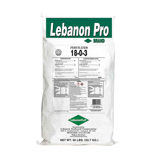 Lebanon Pro Fertilizer 1803 40 CRN Bio 2Fe 50 lb. Ba SiteOne