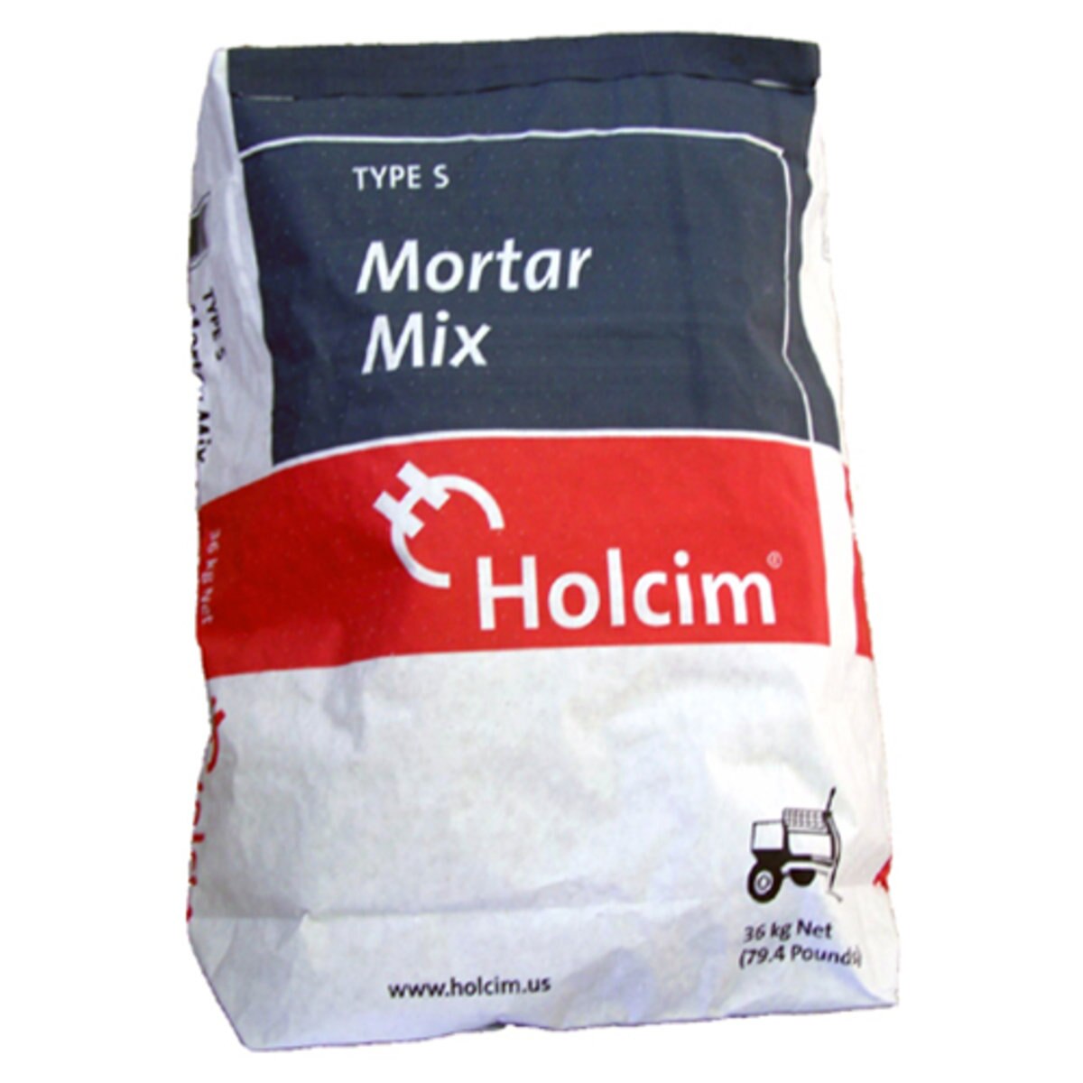 Holcim Type S Mortar Gray 75 lb. Bag SiteOne