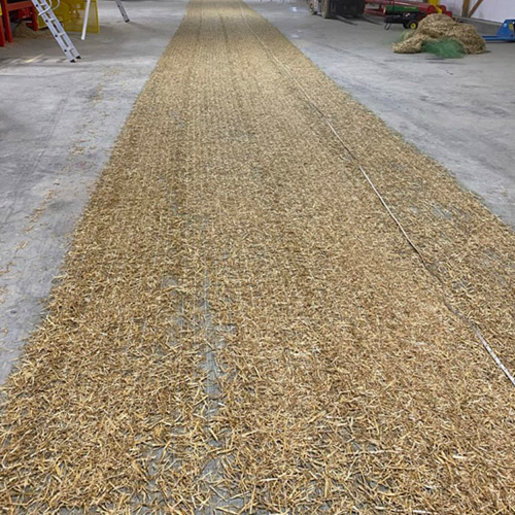 Double Sided Straw Poly Net RAPID DEGRADE (White) 8 ft. SiteOne