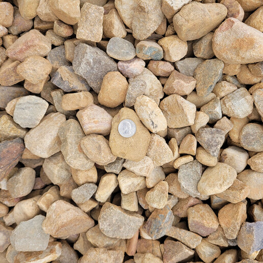 Bulk River Rock Carolina Brown 11/2 in. SiteOne