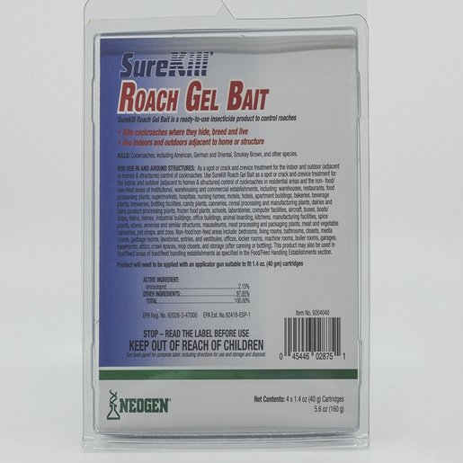 SureKill Roach Gel Bait (Imidacloprid 2.15%) 40 gram (4 | SiteOne