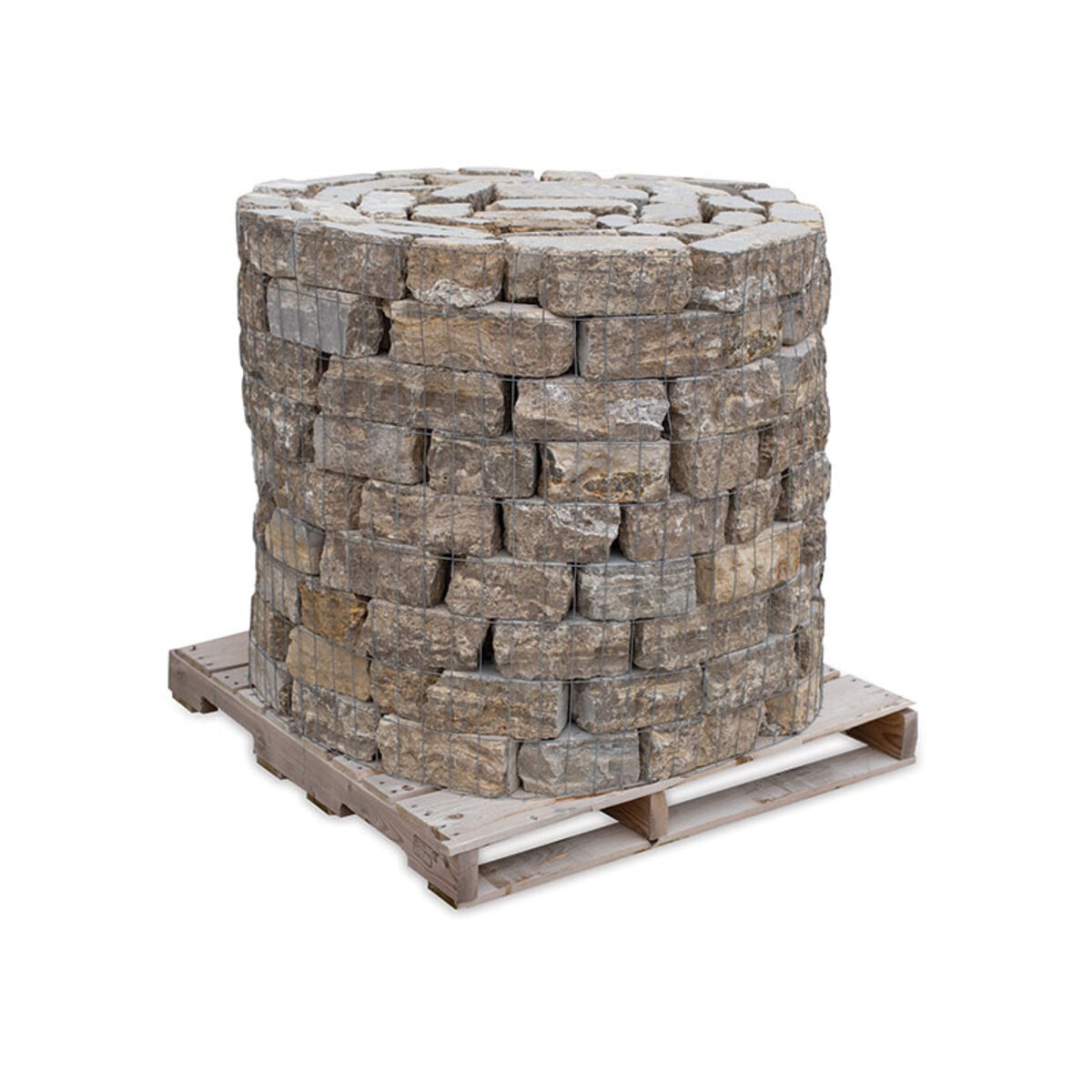 Edgers Timber Creek Limestone Tumbled 4 in. x 4 in. x r SiteOne