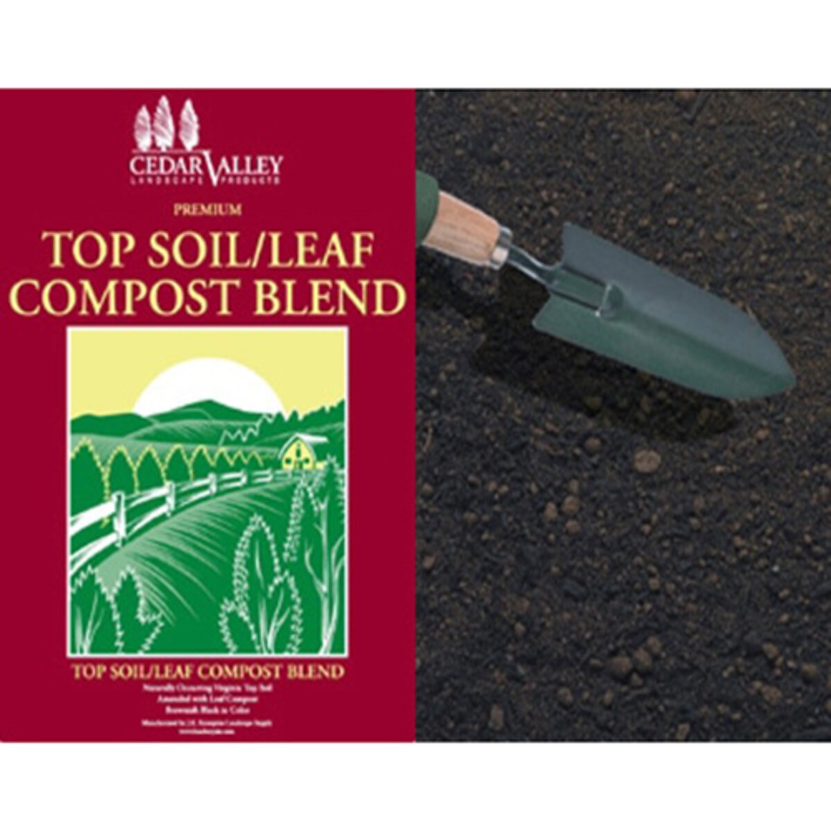 Cedar Valley Topsoil / Leaf Compost Blend 1 cu. ft. Bag SiteOne