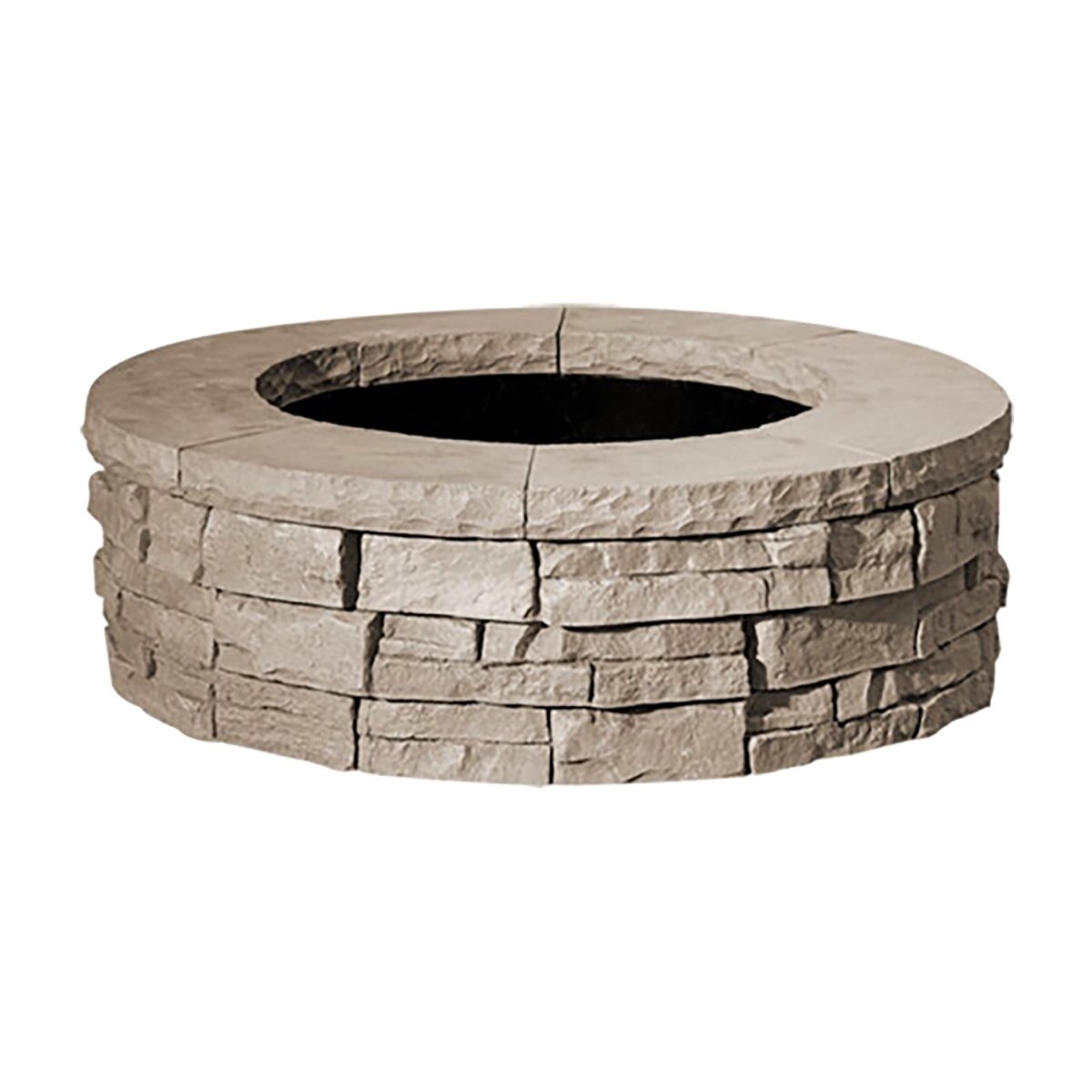 Oberfields Belvedere Fire Pit Kit Scioto (BLOCK ONLY) SiteOne