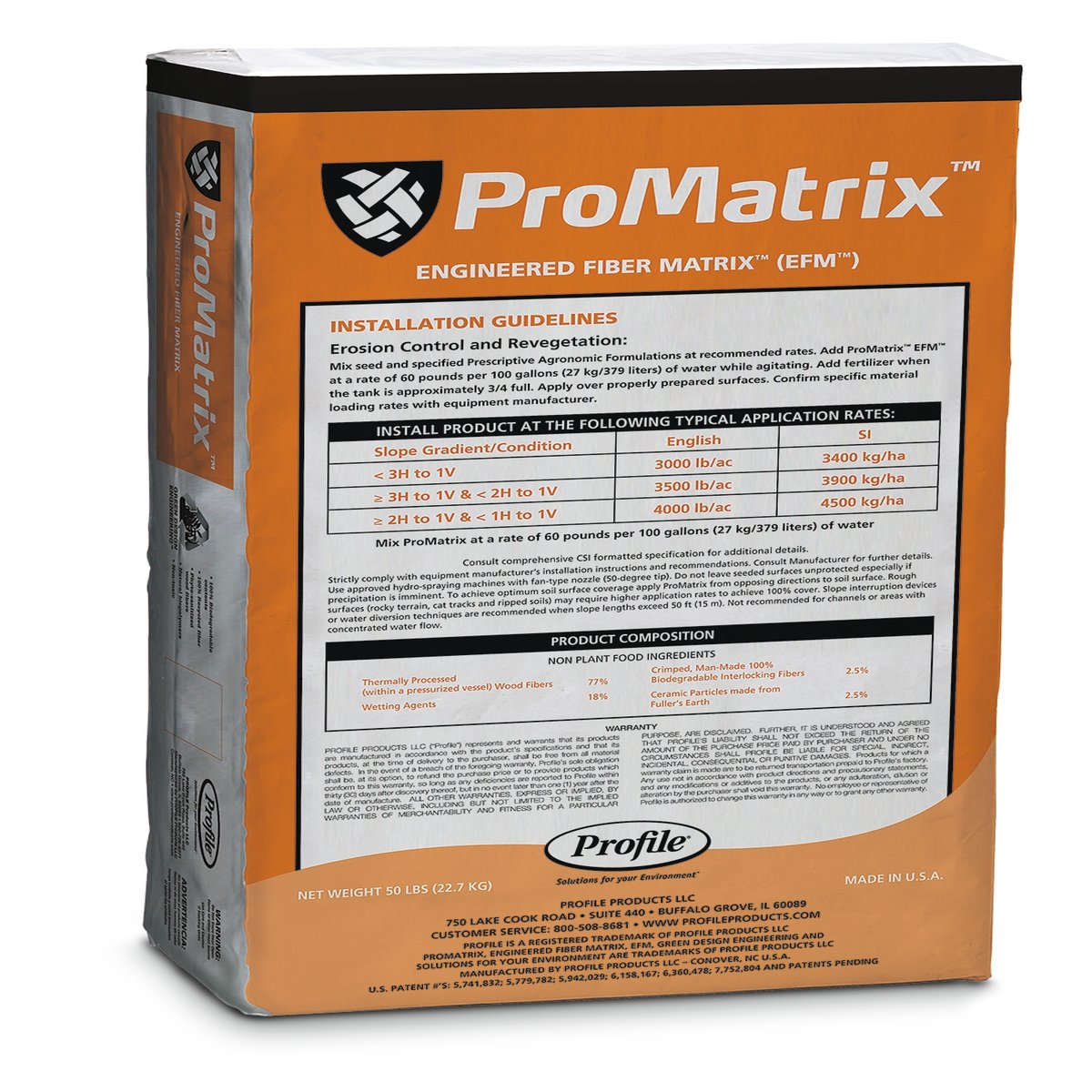Profile ProMatrix Engineered Bonded Fiber Matrix 50 lb. | SiteOne
