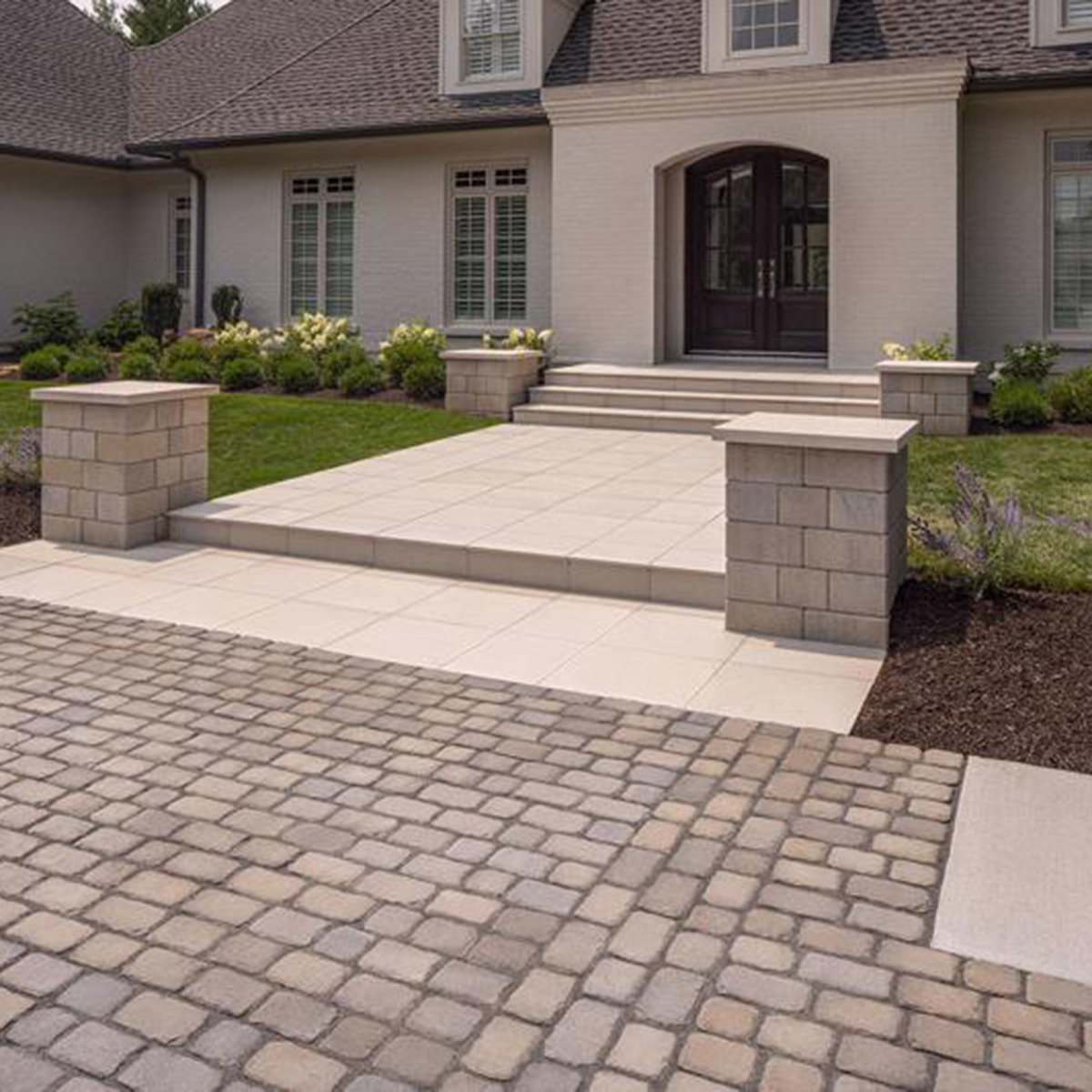 TechoBloc Villagio Paver Sandlewood (117 sq. ft./palle SiteOne