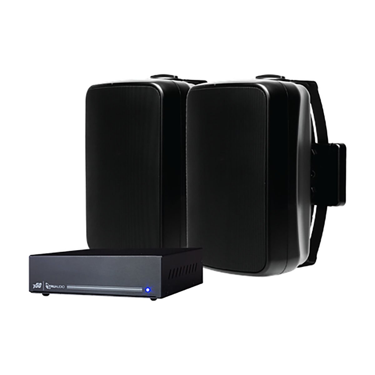 TruAudio 2Way Outdoor Speakers & Amplifier Package Bla SiteOne