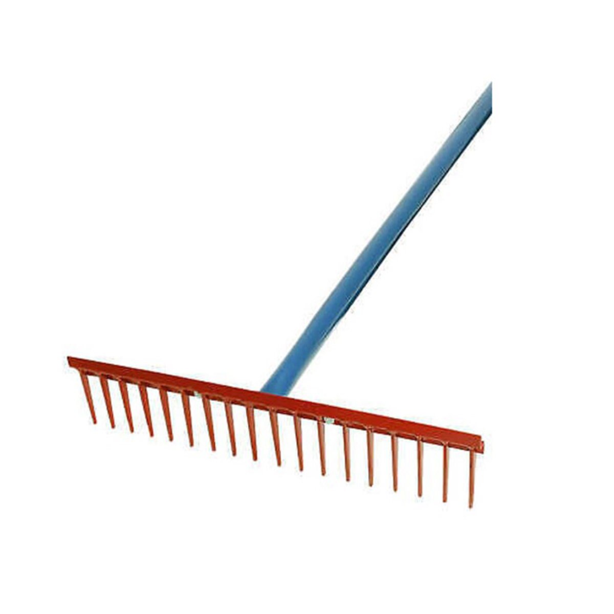 WW Mfg Dura Rake 24 Inch Wide - Heavy Duty Steel Lawn Rake With Foam Grip