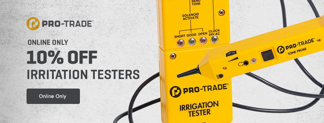 10% Off Irrigation Testers