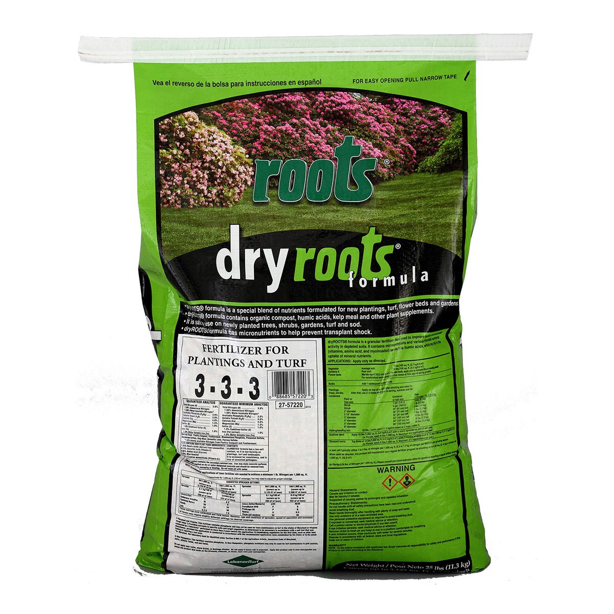 Roots Dry Granular Fertilizer 333 25 lb. SiteOne