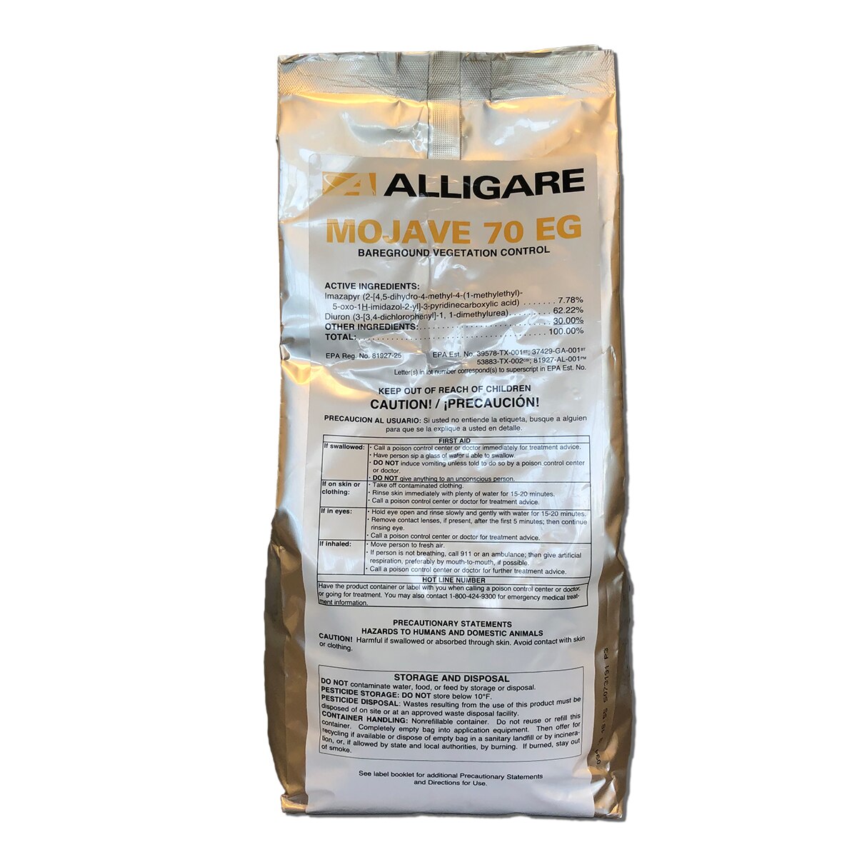 Mojave 70EG Herbicide - 5 Lb Bag, Diuron & Imazapyr Formula For Total Vegetation Control