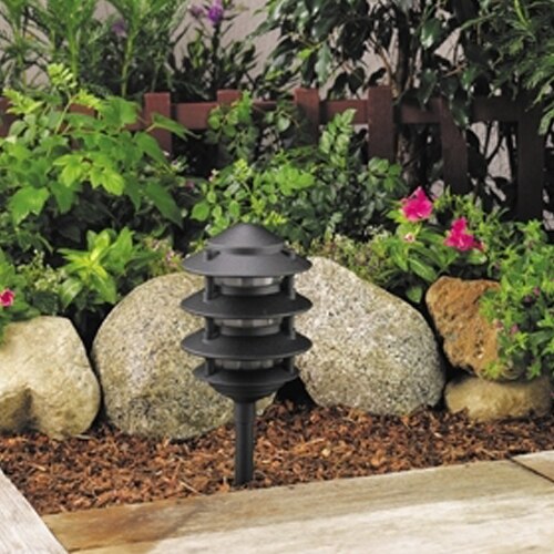 Vista PR6223 Path Light Aluminum Black Finish 10W Halo SiteOne