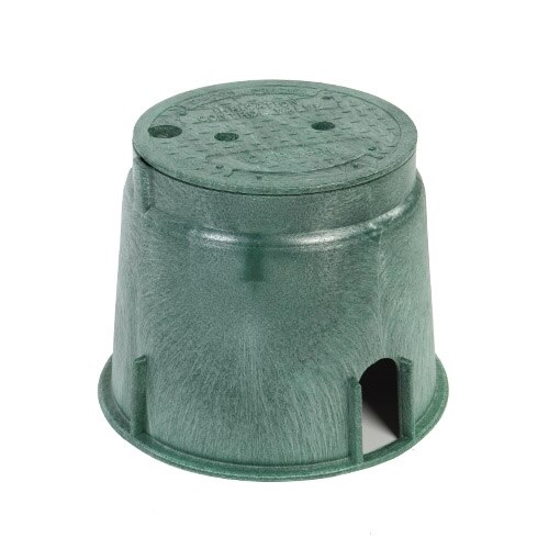 Carson Spec Valve Box Round 10 in. Green Box/Green Lid Overlapping ICV