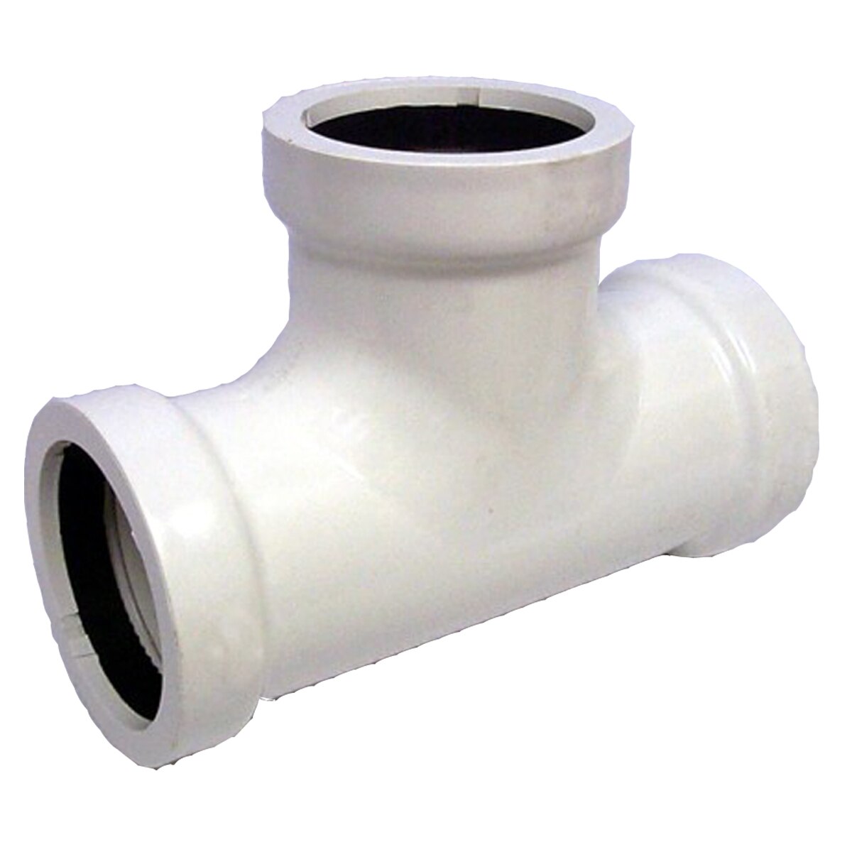 Harco PVC Tee 4 in. x 4 in. x 3 in. Gasketed SiteOne