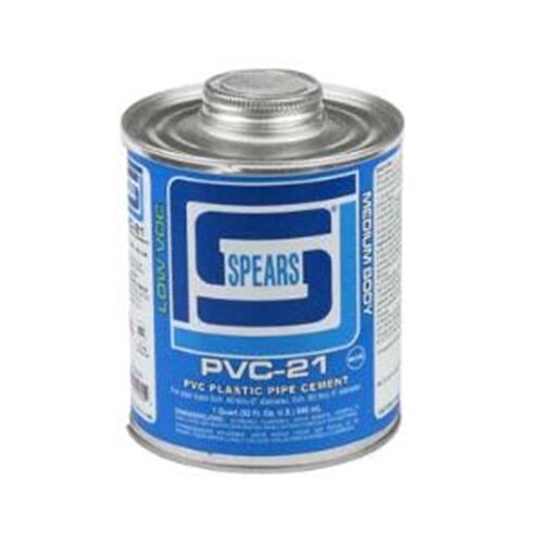 Spears PVC21 Blue PVC Cement Low VOC Medium Body SiteOne