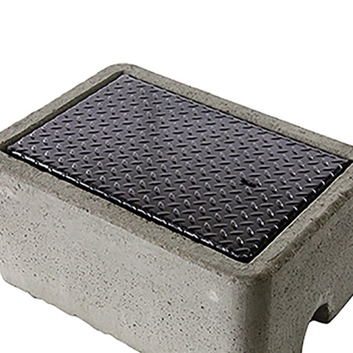 Oldcastle Valve Box Lid Cast Iron Blank SiteOne