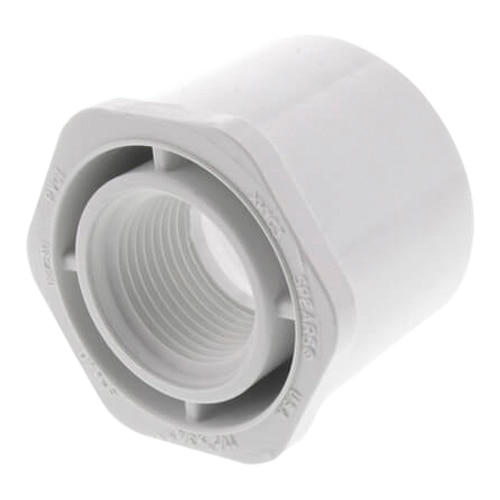 Sch 40 Pvc Reducer Bushing Flush Style 1 1 2 In X 3 4 Siteone