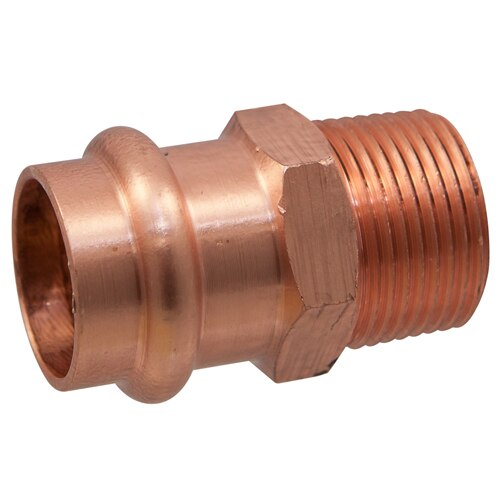 Pro Press Male Adapter Wrot Copper 1 in. Press x MIPT SiteOne